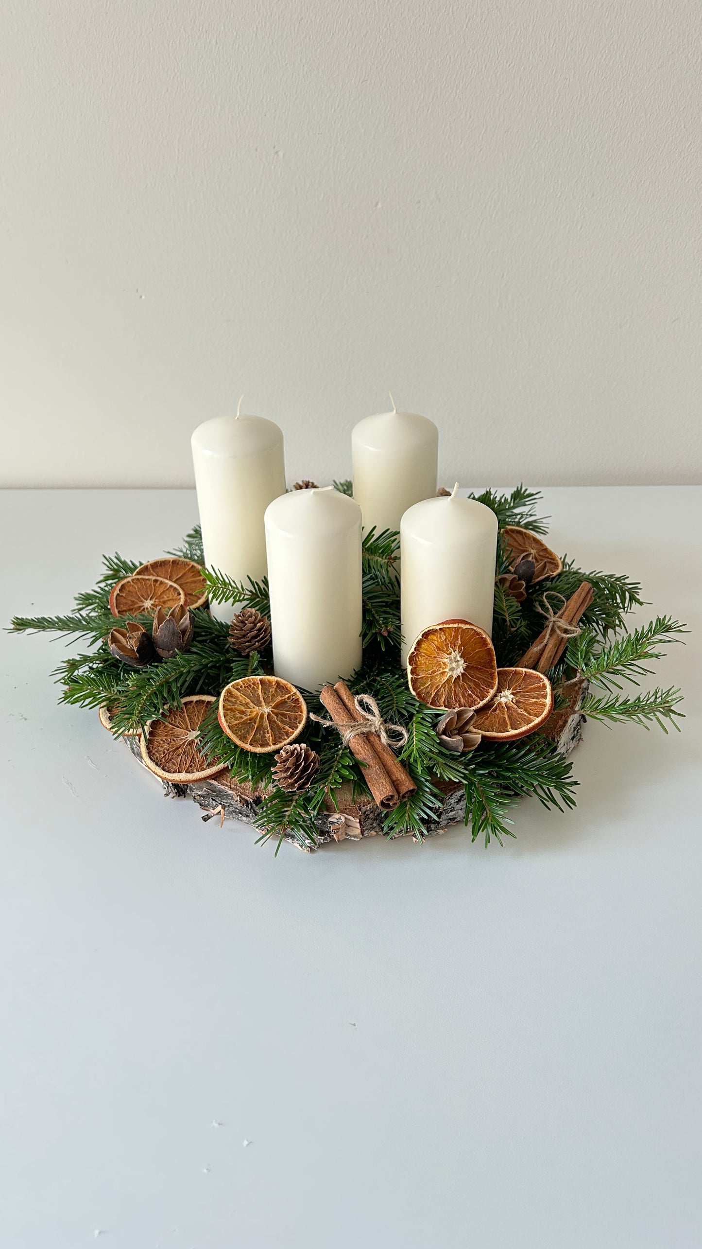 Nordic Birch Advent Wreath