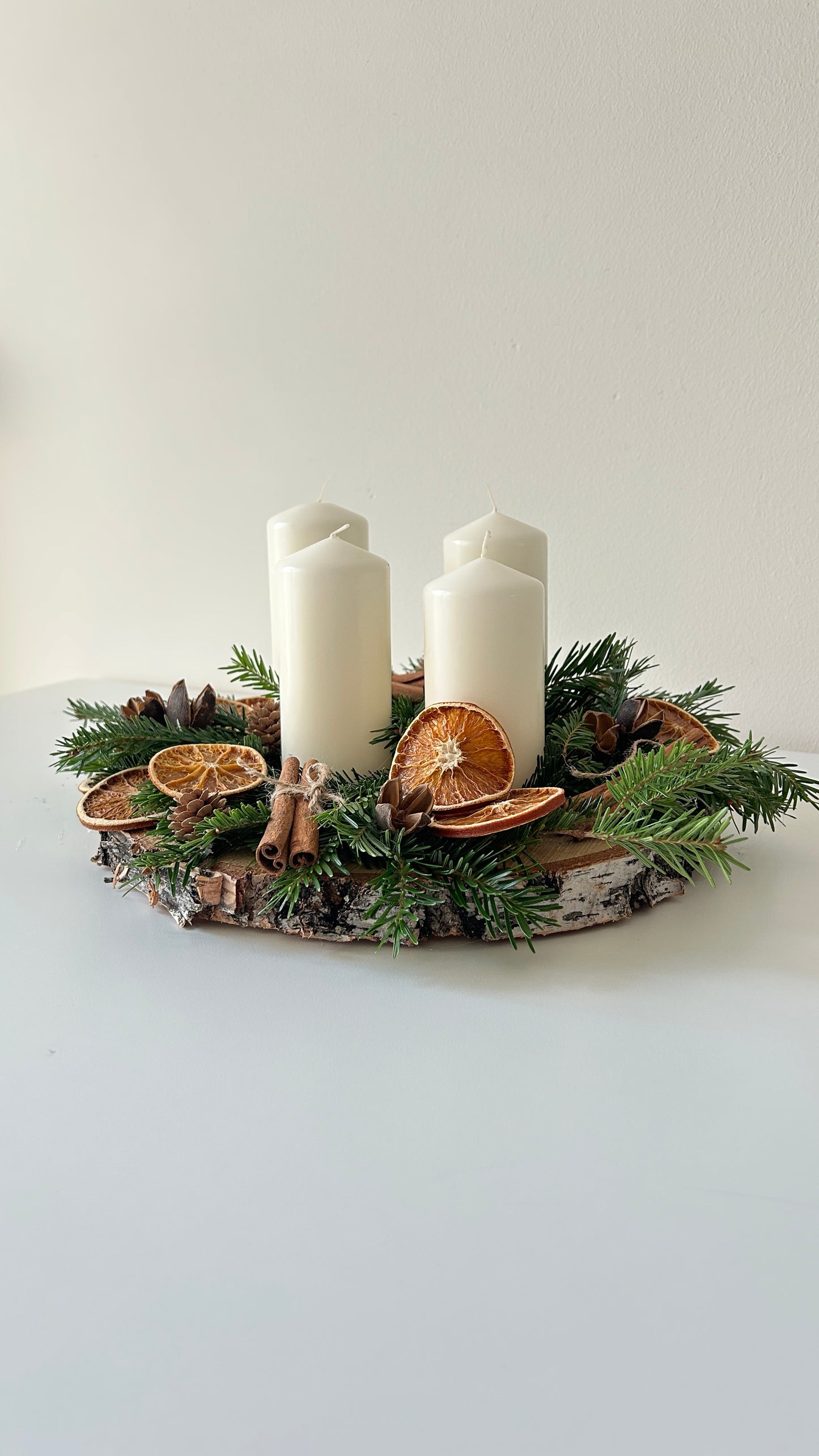 Nordic Birch Advent Wreath