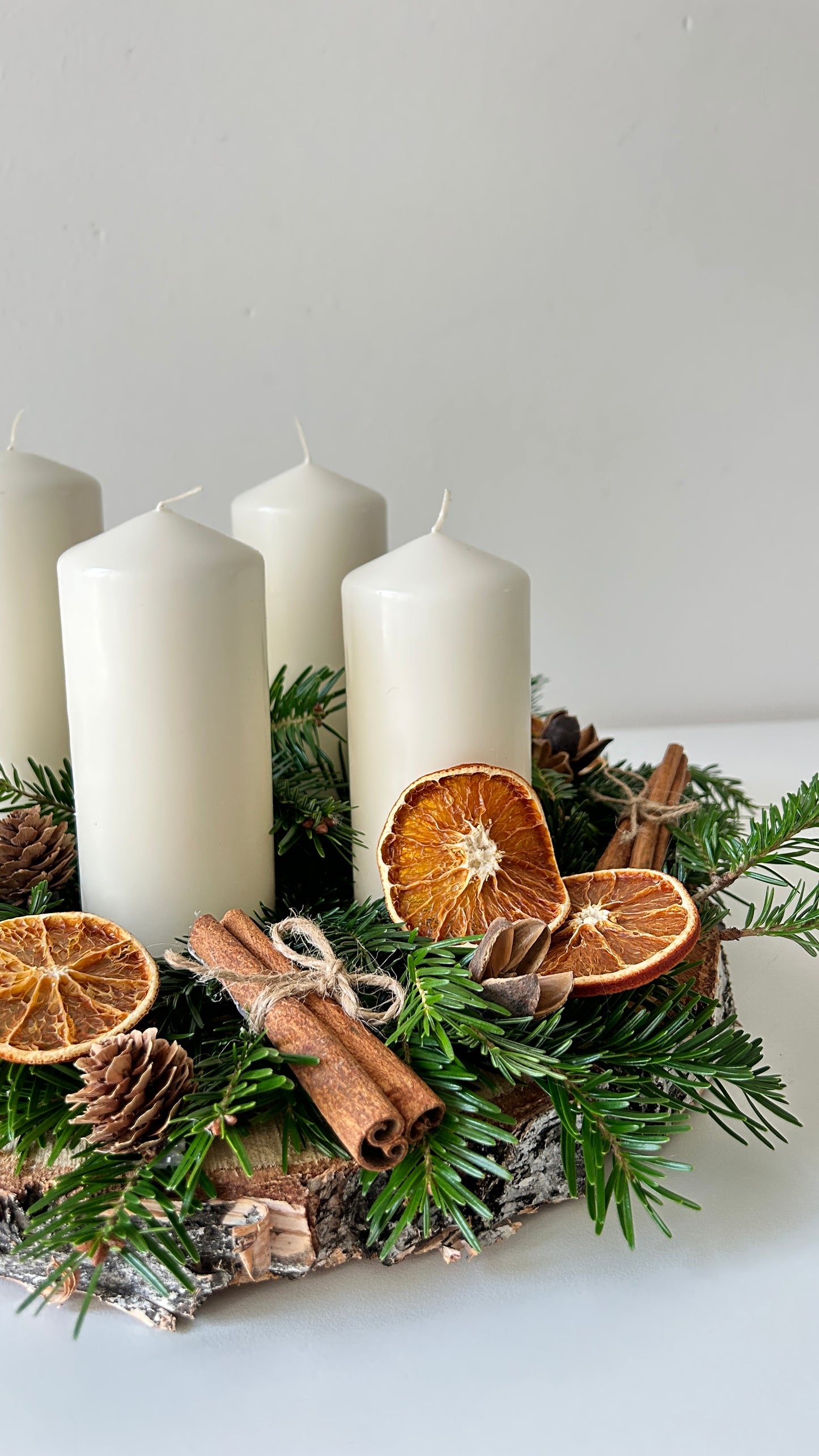 Nordic Birch Advent Wreath