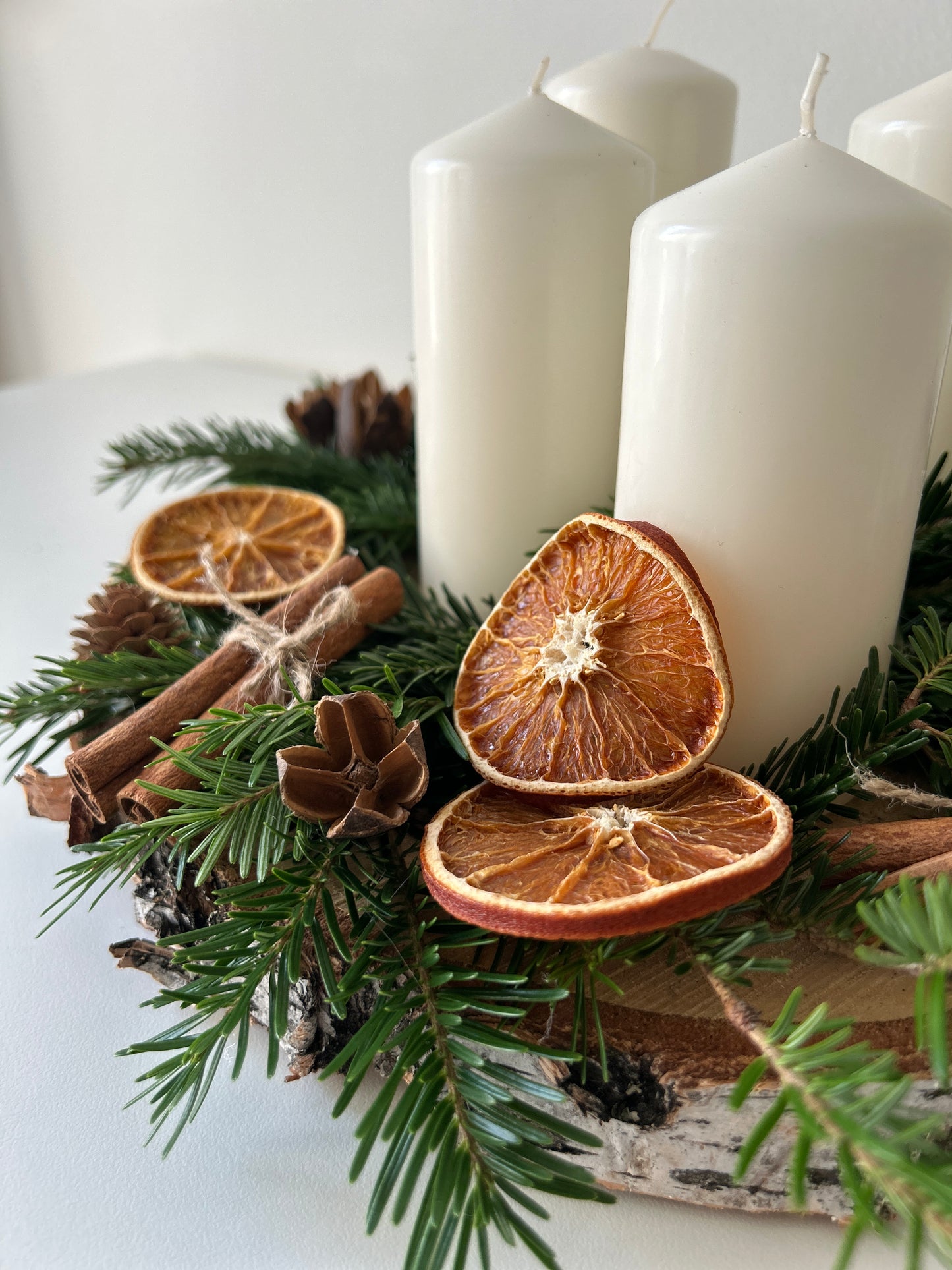 Nordic Birch Advent Wreath