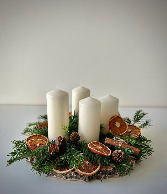 Nordic Birch Advent Wreath