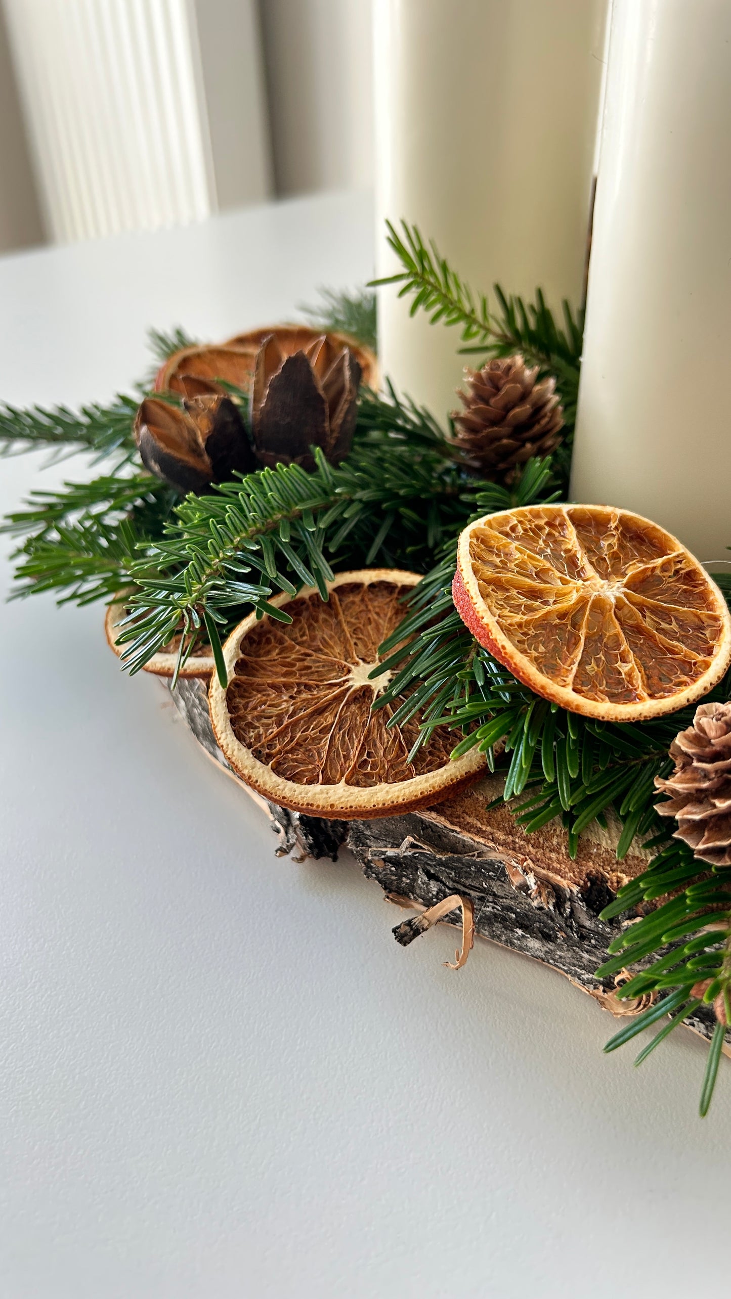 Nordic Birch Advent Wreath