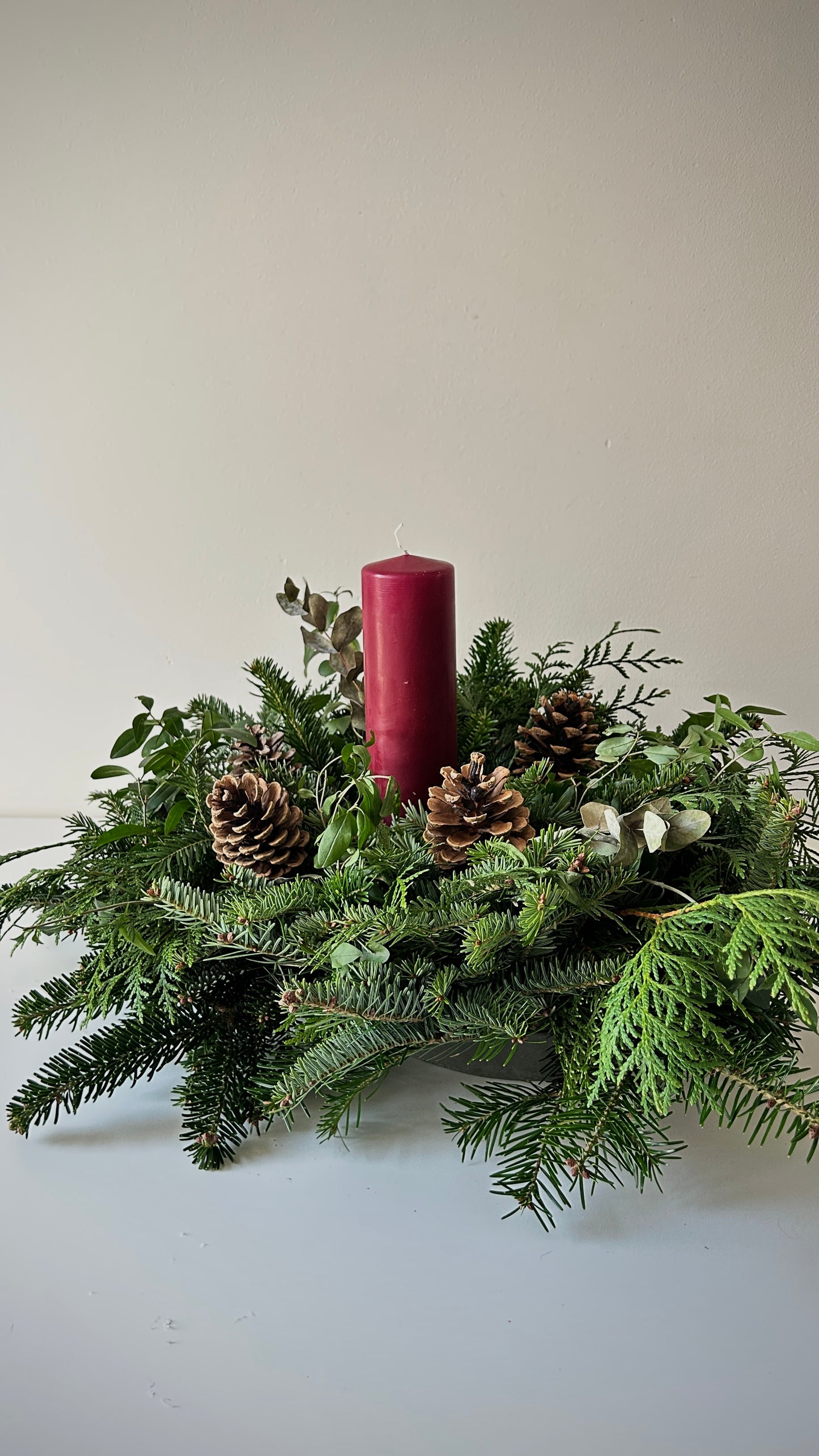 Advent Decor Big Candle