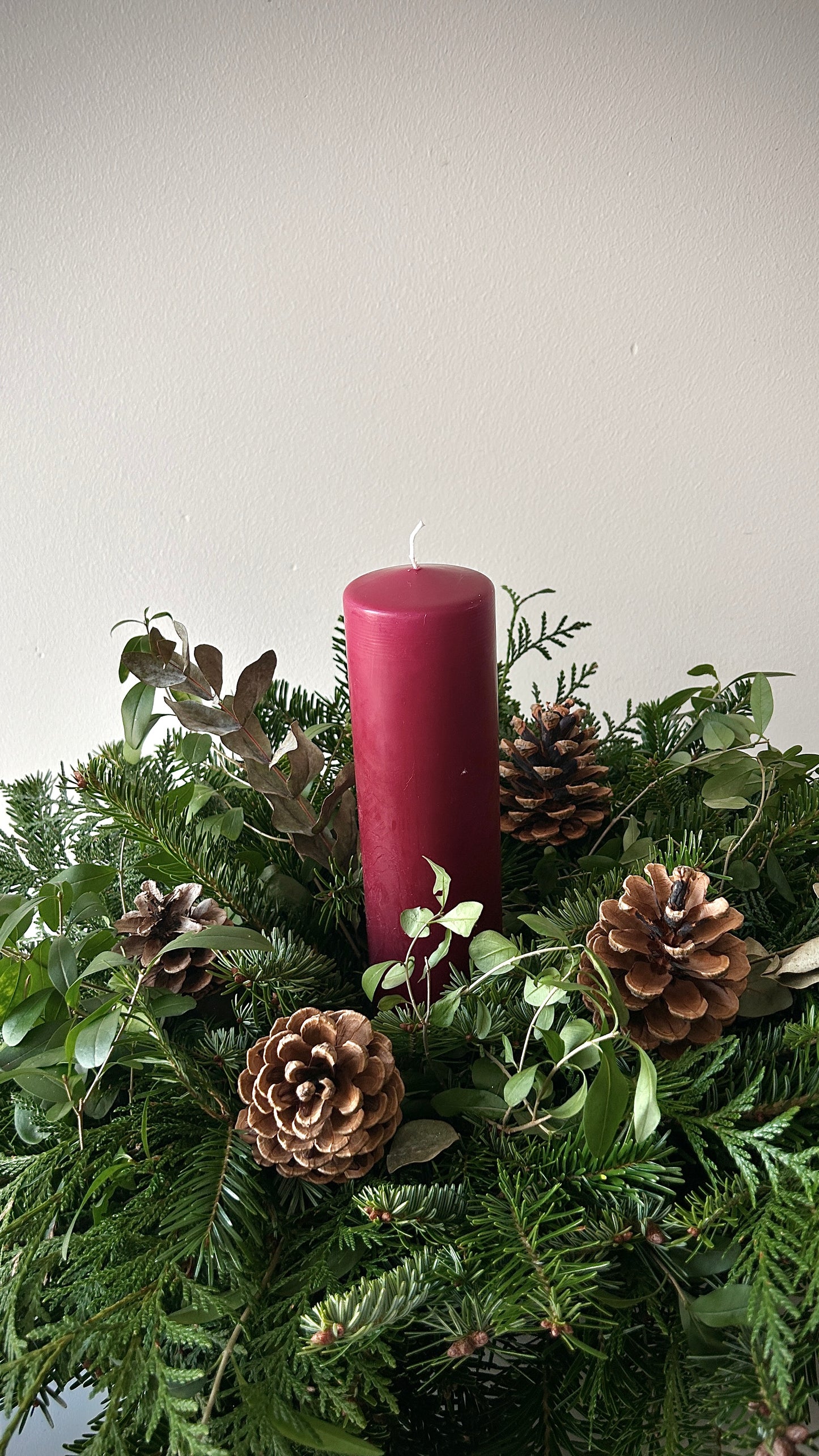 Advent Decor Big Candle