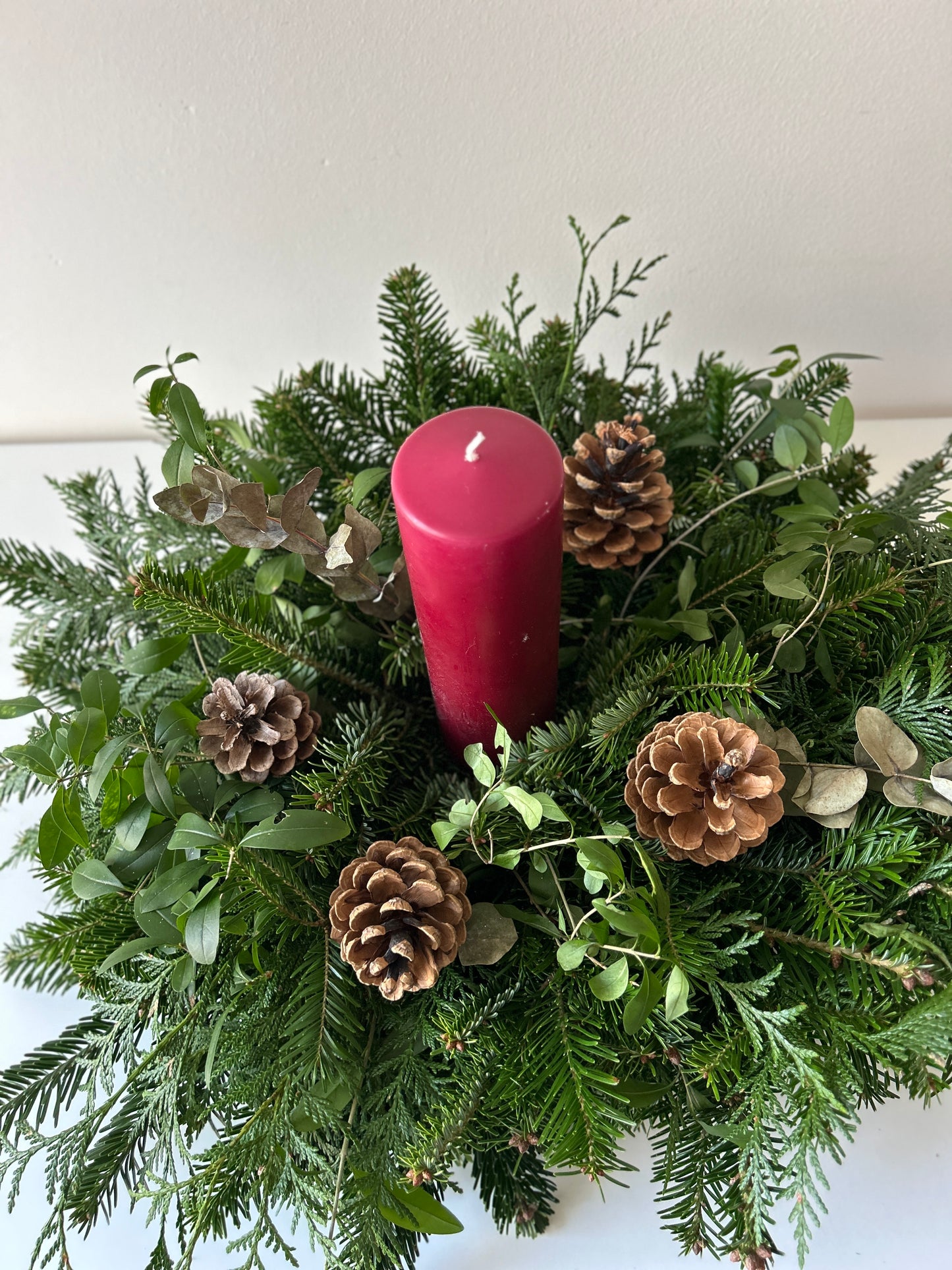 Advent Decor Big Candle