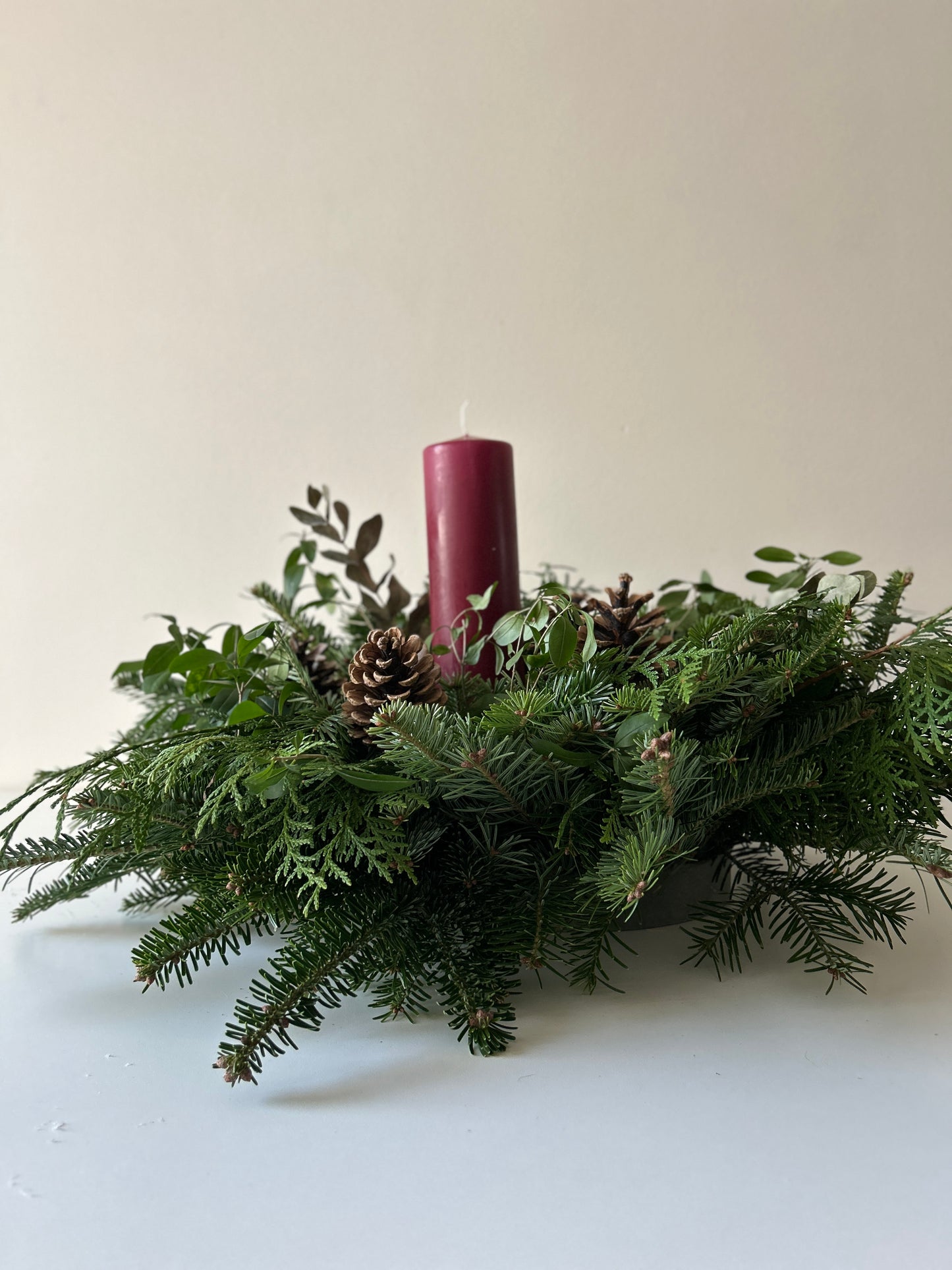 Advent Decor Big Candle