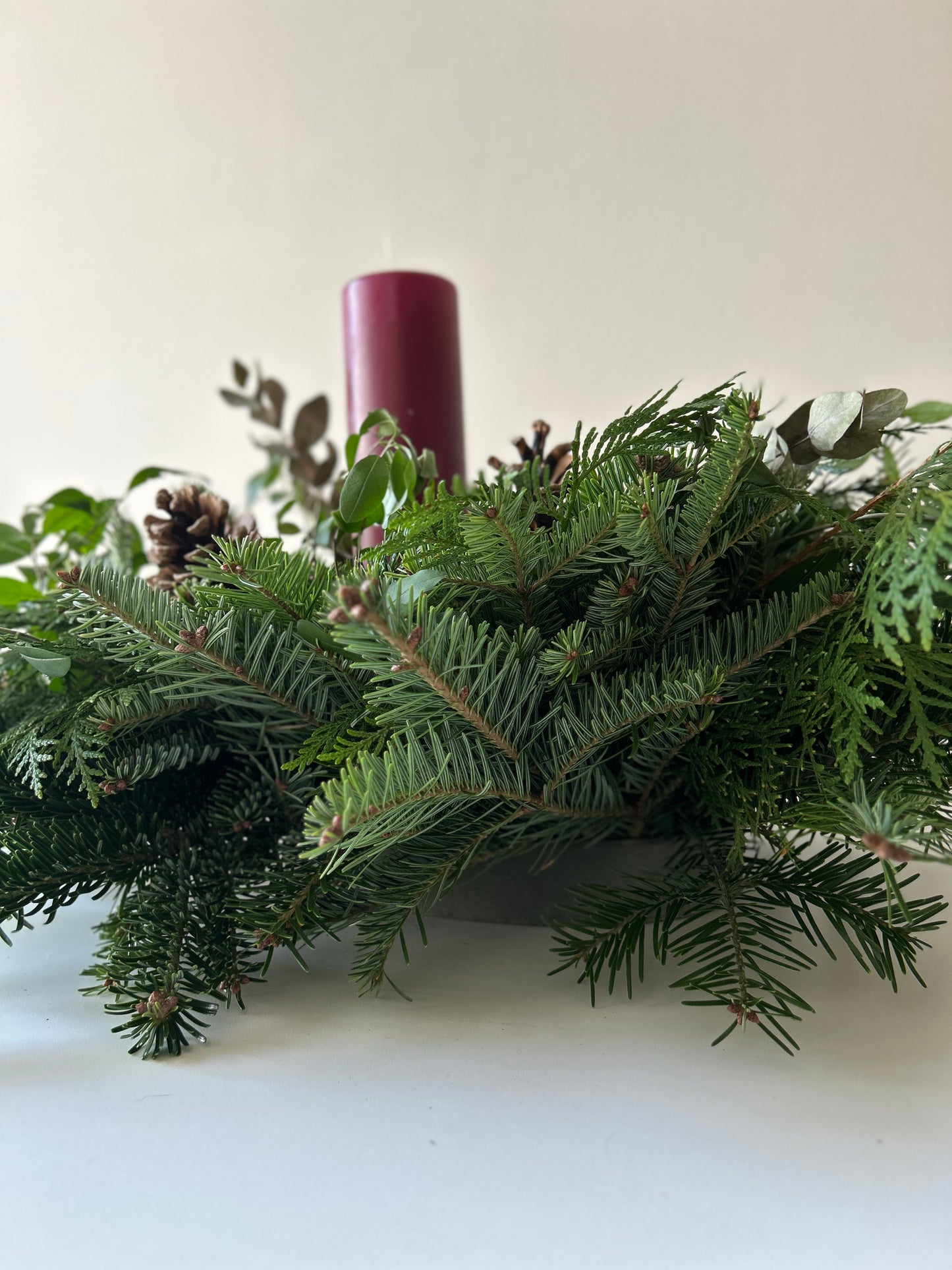 Advent Decor Big Candle