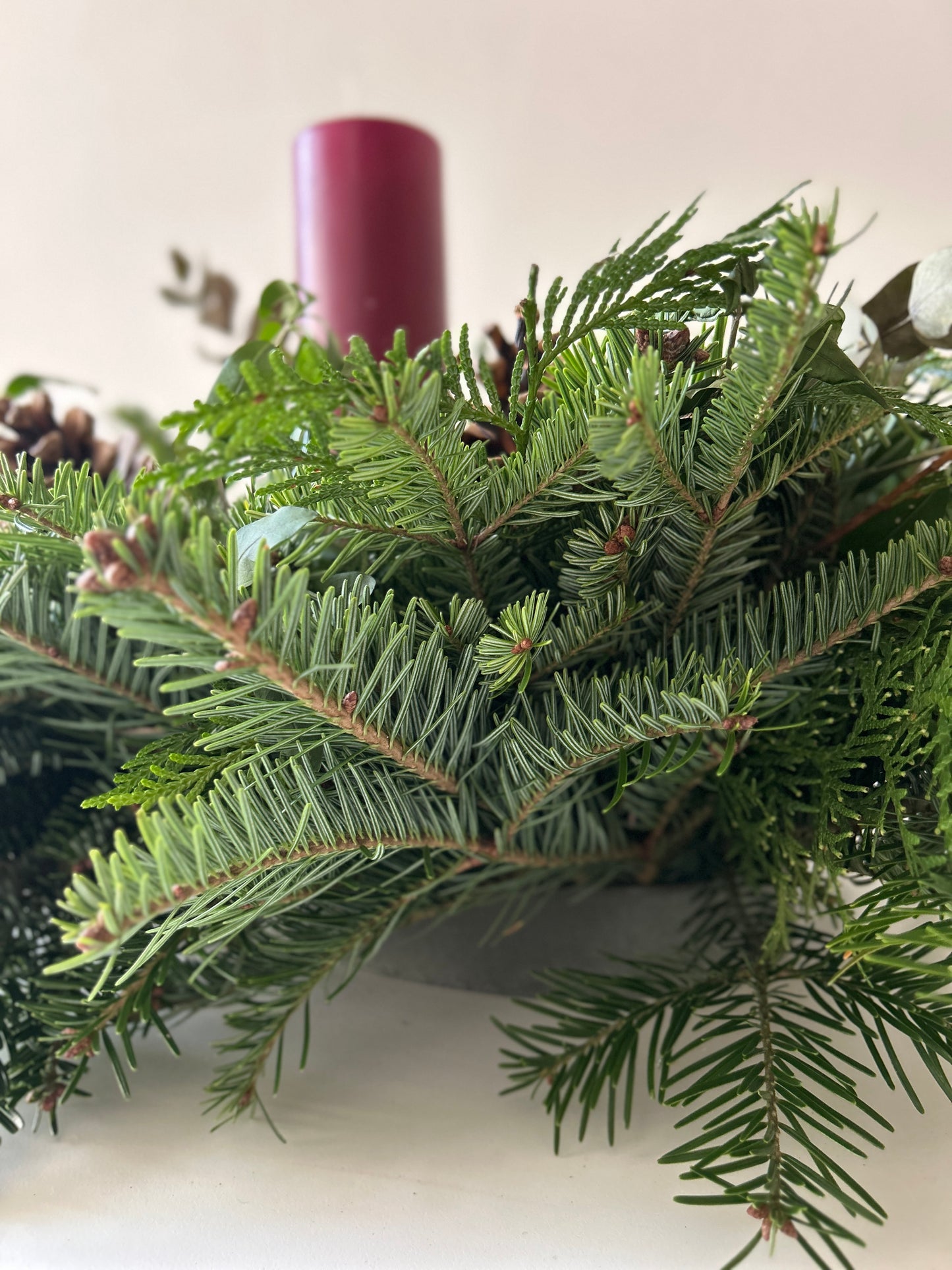 Advent Decor Big Candle