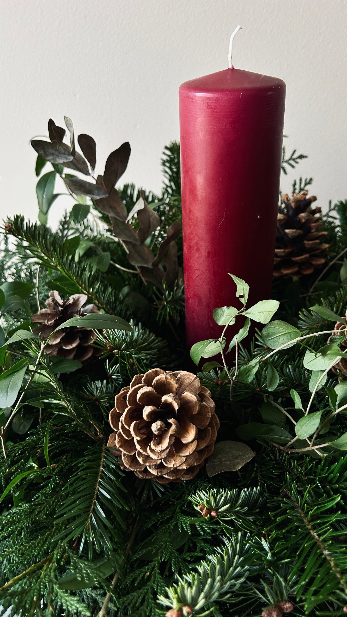 Advent Decor Big Candle