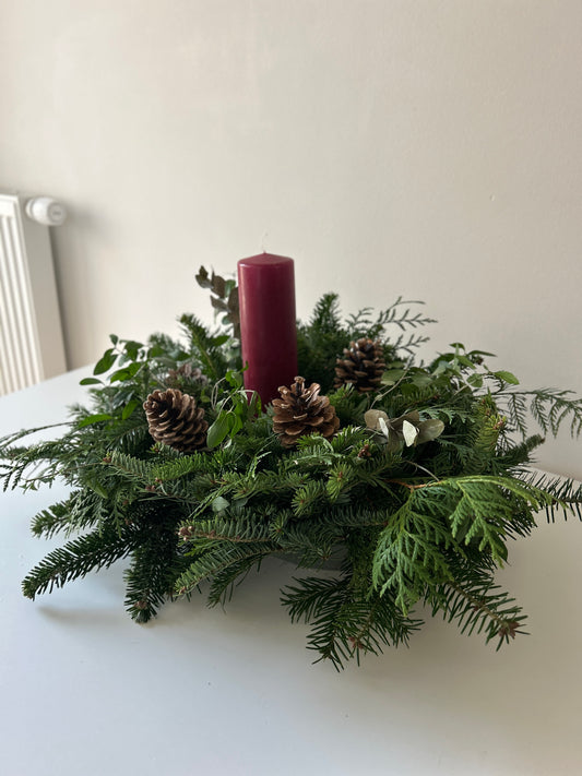 Advent Decor Big Candle