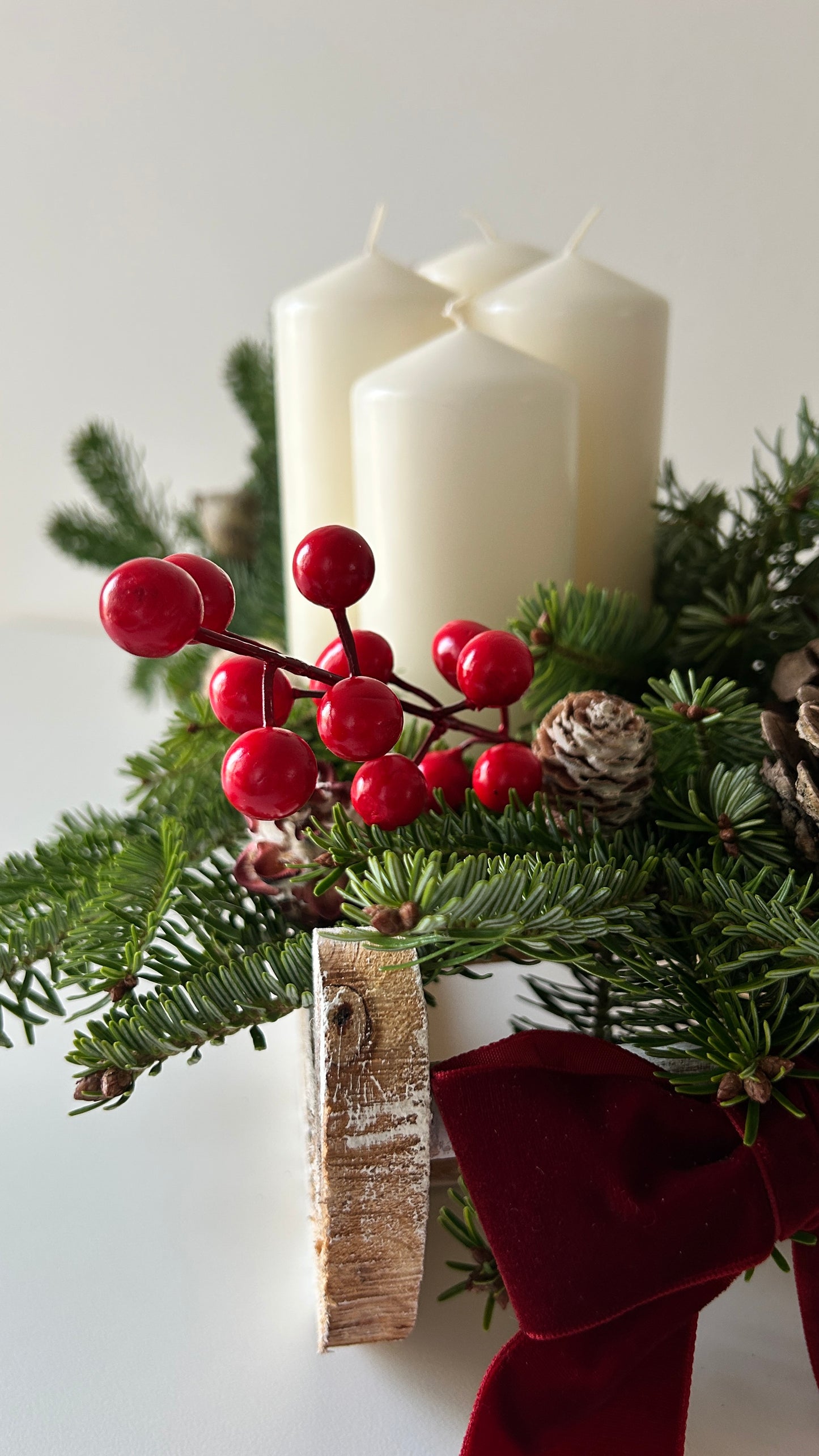 Advent Wreath Sleigh