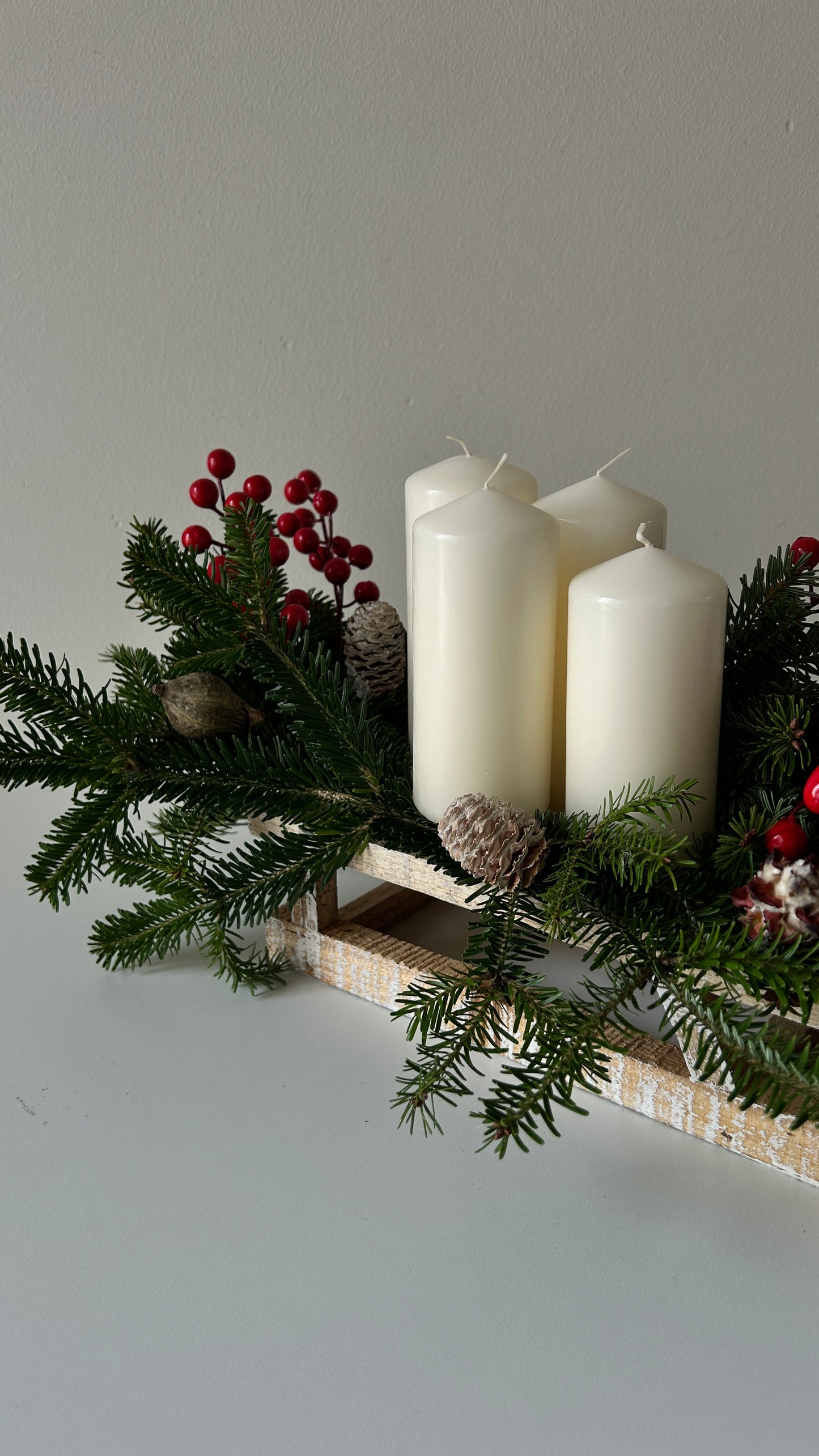 Advent Wreath Sleigh