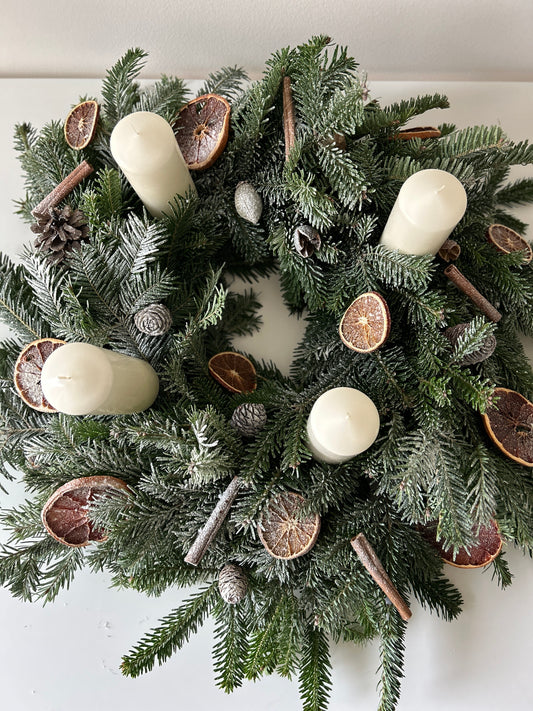 Advent Wreath Winter Wonderland