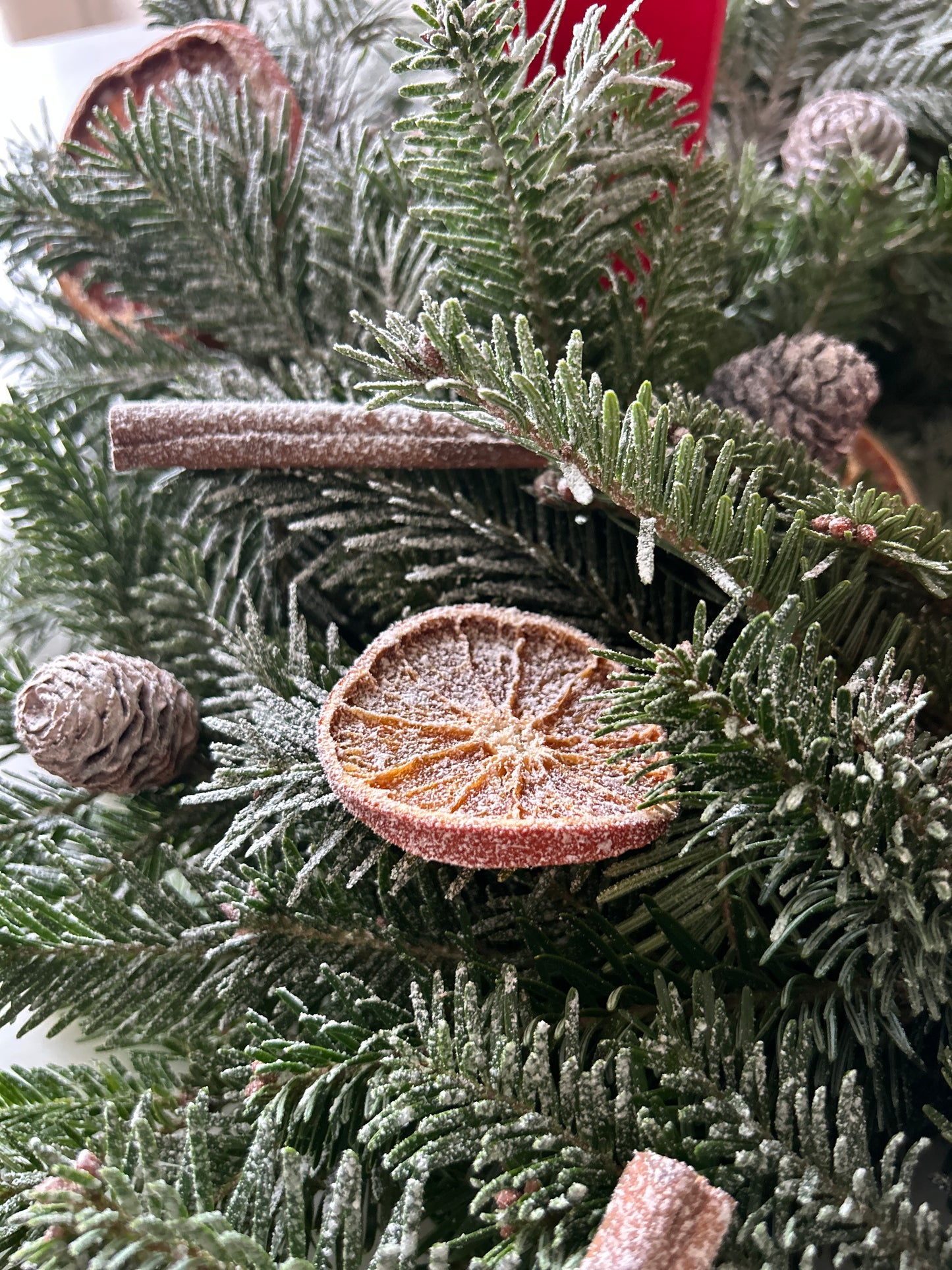 Advent Wreath Snowy Nordic