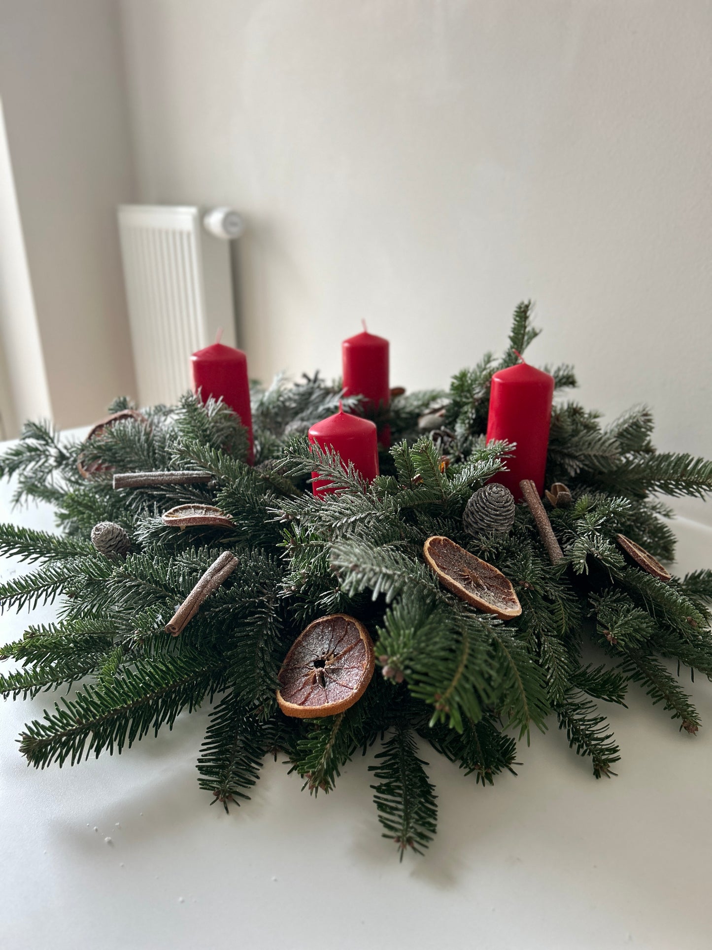 Advent Wreath Snowy Nordic